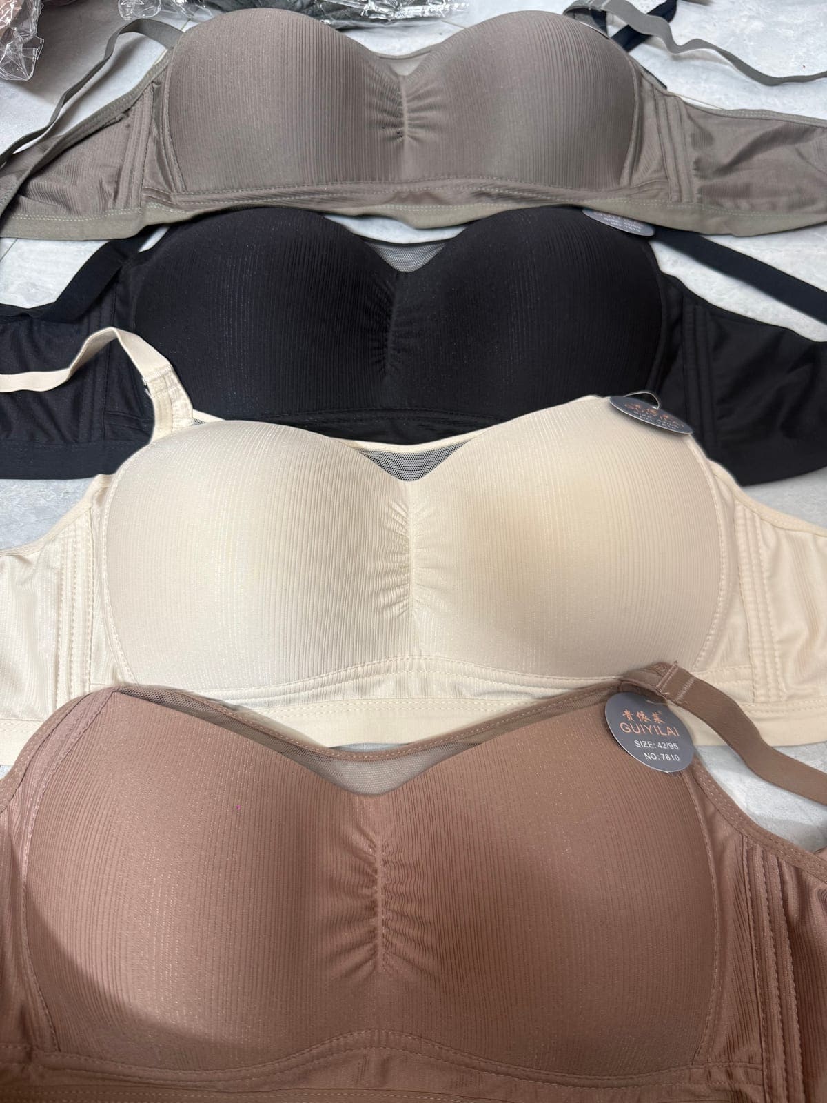 Net With Foam Soft Bra