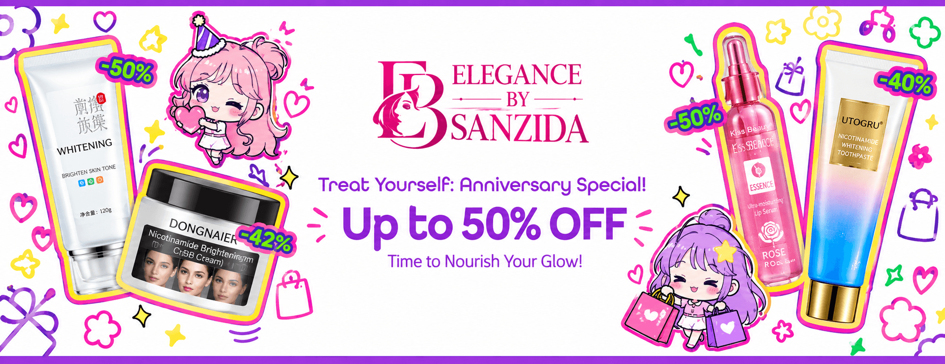 Elegance by Sanzida — Anniversary Special, up to 50% off